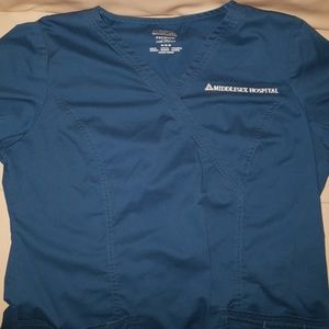 Middlesex Hospital scrub top
